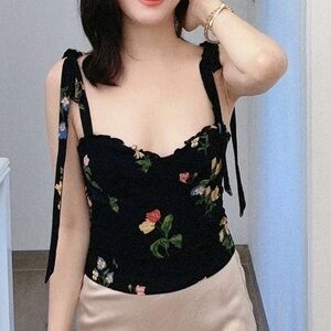 Reformation Blanca Top Night Bloom